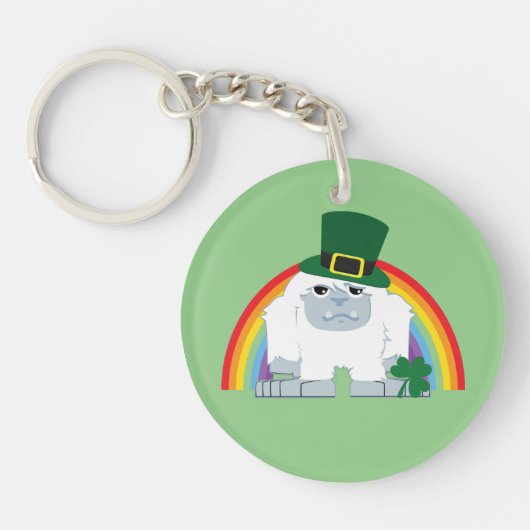 Cute Leprechaun Yeti Sleutelhanger (Voorkant)