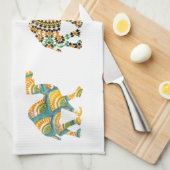 Cute leuke kamelen theedoek (Quarter Fold)