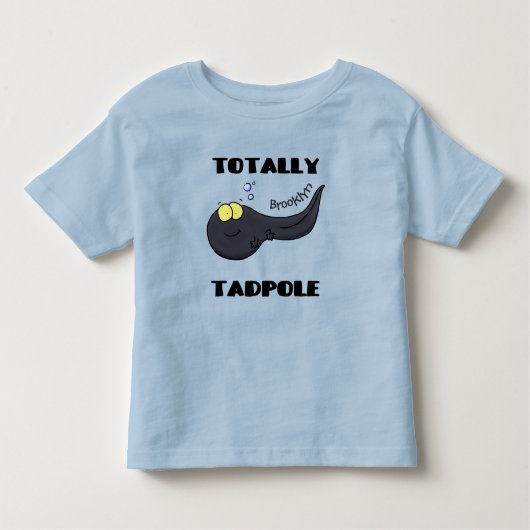 Cute leuke tadpole cartoon illustratie kinder shirts (Voorkant)