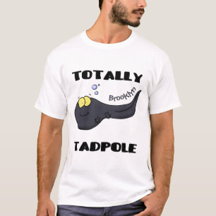 Cute leuke tadpole cartoon illustratie t-shirt
