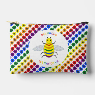 Cute LGBT Proud Rainbow Bee en Flowers Etui