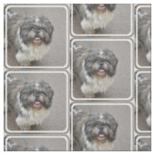 Cute Lhasa Apso Stof (Swatch)