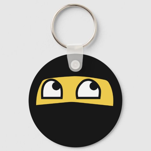Cute lil' ninja emoji sleutelhanger (Voorkant)