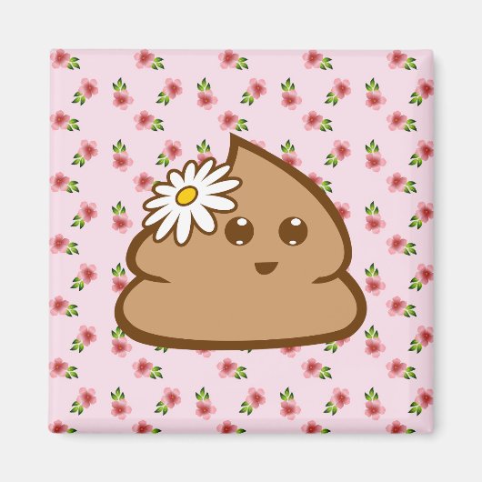Cute Lil Poo Magnet Magneet (Voorkant)