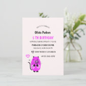 Cute lilac cat Invitation (Debout devant)