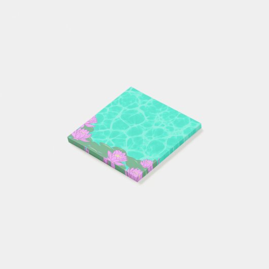 Cute Lilypad Sticky Notes (Schuin)