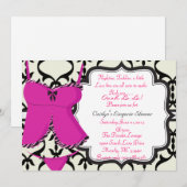 Cute Lingerie Shower Bridal Uitnodiging (Voorkant / Achterkant)