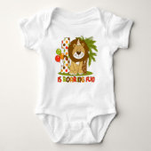 Cute Lion 1st Birthday Romper (Voorkant)