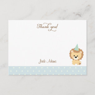 Cute Lion Birthday Bedankt voor je creditcard