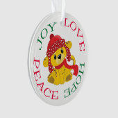 Cute Lion Cub Kinder Ornament (voorkant)