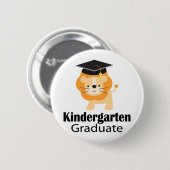 Cute Lion Kindergarten Afstuderen Gift Ronde Button 5,7 Cm (Voorkant /achterkant)