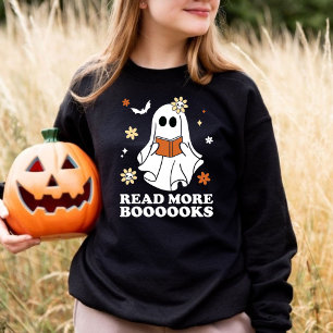 Cute Lire Plus Livres Daisy Halloween Sweatshirt