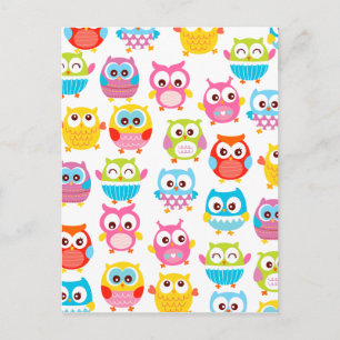 Cute Litte Owls Briefkaart