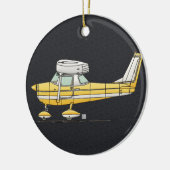 Cute Little Airplane Keramisch Ornament (Links)