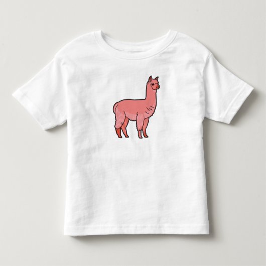 Cute little alpaca kinder shirts (Voorkant)