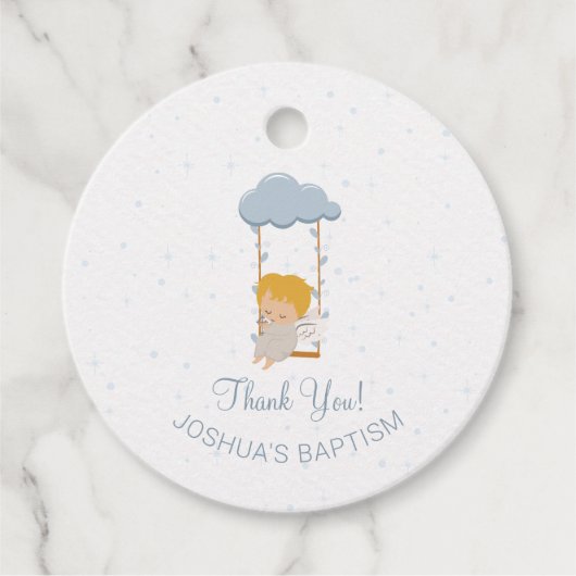 Cute Little Angel Bedankjes Labels (Voorkant)