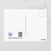 Cute Little Bird DIY Briefkaart (Achterkant)