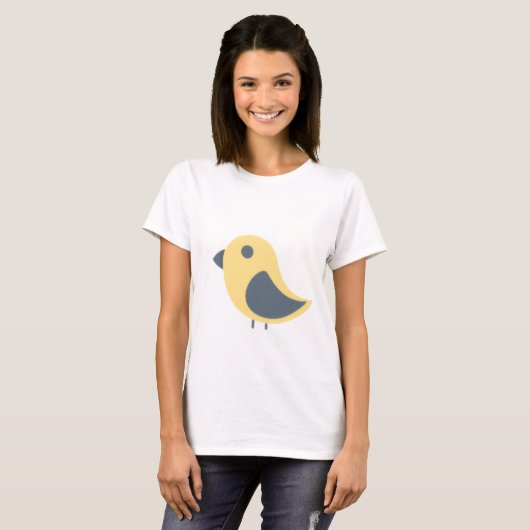 Cute Little Bird T-Shirt (Voorkant volledig)