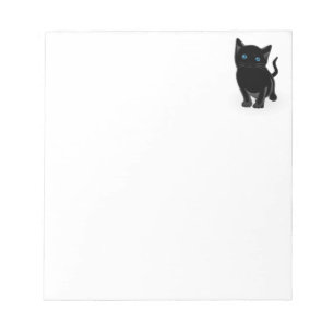 Cute Little Black Cat Notitieblok