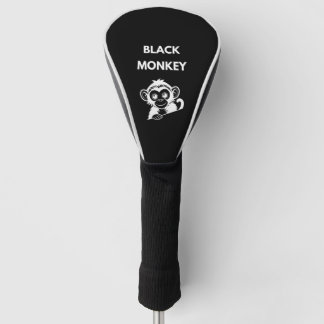 Cute Little Black Monkey Golfheadcover