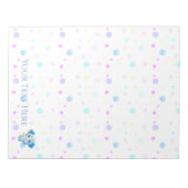 Cute Little Blue Boy Elephant Notitieblok (Voorkant)