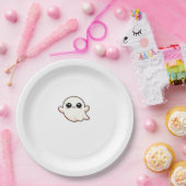 Cute Little Boo Basic Clean Papieren Bordje (Feest)