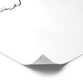 Cute Little Boo Graphic Cool Aesthetic Poster (Hoek)