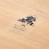 Cute Little Boo Invitation Baby shower (Poser)