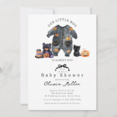 Cute Little Boo Invitation Baby shower (Devant)