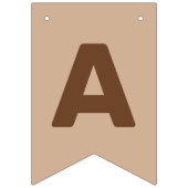 Cute Little Brown Beer Birthday Vlaggetjes (Derde vlag)