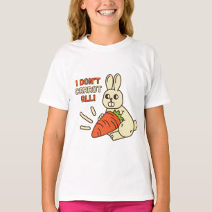 Cute Little Bunny die haar wortel houdt T-shirt