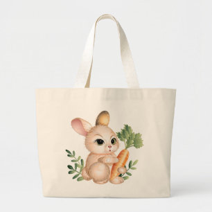 Cute Little Bunny Grote Tote Bag