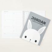 Cute Little Bunny Rabbit with Personalized (Devant avec enveloppe)