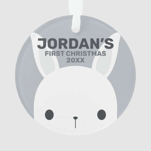 Cute Little Bunny Rabbit with Personalized (dos)