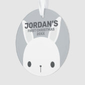 Cute Little Bunny Rabbit with Personalized (devant)
