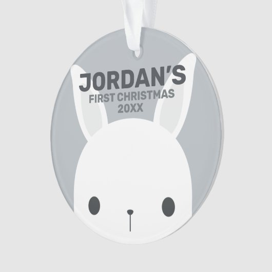 Cute Little Bunny Rabbit with Personalized (devant)