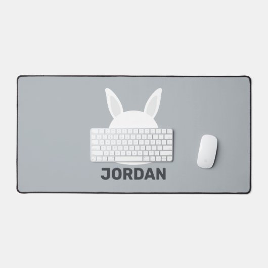 Cute Little Bunny Rabbit with Personalized (Clavier et souris)