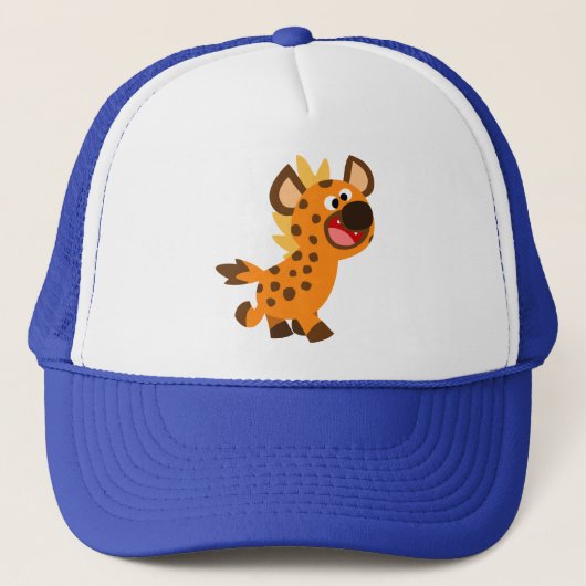 Cute Little Cartoon Hyena Casquette (Devant)