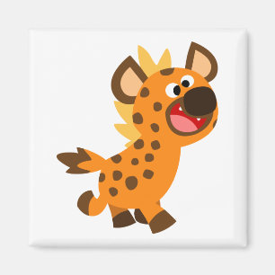 Cute Little Cartoon Hyena Magnet Magneet