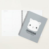 Cute Little Cat avec nom personnalisé (Devant avec enveloppe)