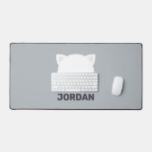 Cute Little Cat avec nom personnalisé (Clavier et souris)