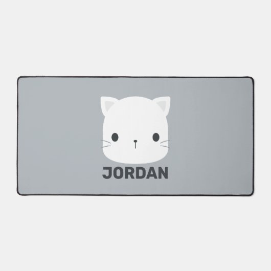 Cute Little Cat avec nom personnalisé (Recto)