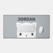Cute Little Cat avec nom personnalisé (Clavier et souris)