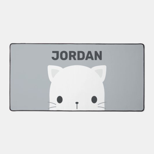 Cute Little Cat avec nom personnalisé (Recto)