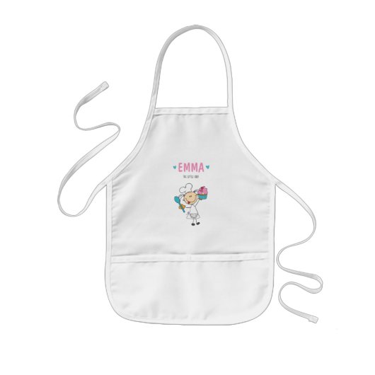 Cute Little Chef Baker Girl Schort (Voorkant)