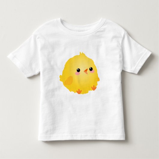 Cute Little Chick Kinder Shirts (Voorkant)