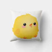 Cute Little Chick Kussen (Achterkant)