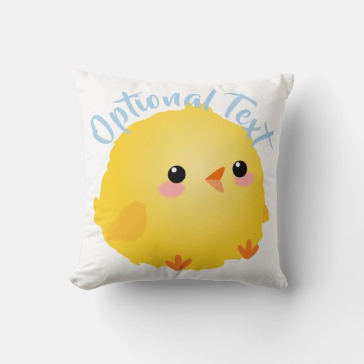 Cute Little Chick Kussen (Voorkant)