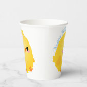 Cute Little Chick Papieren Bekers (Rechts)