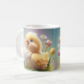 Cute Little Chicken Mug - Cartoon Spring Chick Des (Devant gauche)